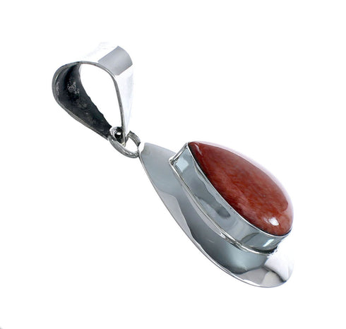 Navajo Oyster Shell Tear Drop Pendant JX129880